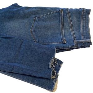 J.Crew high rise skinny jeans, blue. Size 27